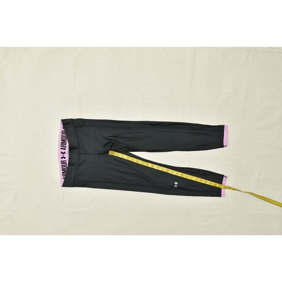 Under Armour Women's HeatGear Compression Legging Skinny Size Medium Black - Picture 3 of 8